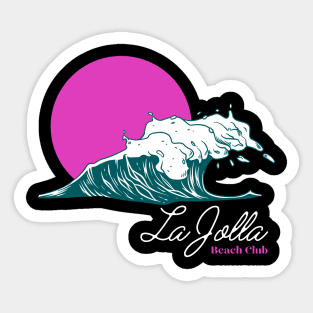 La Jolla Beach Club Sticker